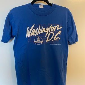Vintage 80’s Washington DC US Capitol Tourism Shirt Size Medium